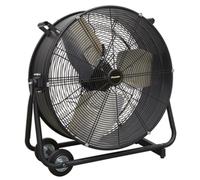 Sealey HVD24P Industrial High Velocity Drum Fan 24" 230V - Premier [EEK: A]