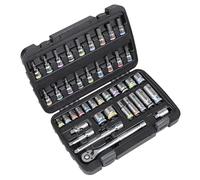 Sealey Premier 3/8" Sq Drive Socket & Socket Bit Set 42pc - AK7915