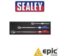 Sealey Premier 3 Pce 1/4in, 3/8in & 1/2in Dr Micrometer Torque Wrench STW900SET