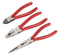 Sealey Premier 3 Piece Combination Pliers Set in a Tool Pouch AK8564