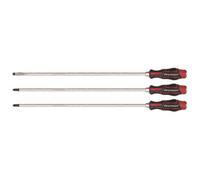 Sealey Premier 3Pc 450mm Extra-Long Hammer-Thru Screwdriver Set Ak4942