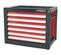 Sealey Premier 6 Drawer Tool Chest Black / Red