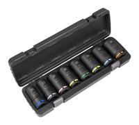 Sealey Ak8891M Premier Deep Impact Socket Set 3/4"sq Drive 8Pc