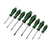 Sealey Premier 8 Piece Screwdriver Set Trx-Star Hi-Vis Green Gripmax Torx Ak4321Hv