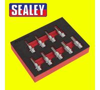 Sealey Hex Key Socket Bit Set 9pc Metric 3/8"Sq Drive