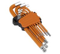 Sealey Premier Hex Key Set – Long Ball End – 9 Piece