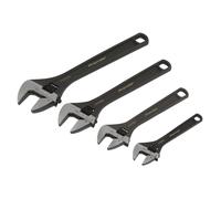 Sealey Premier Adjustable Wrench 4 Pce Set 19mm - 34mm Jaw Capacity