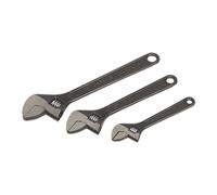 Sealey AK607 Adjustable Wrench Set 3Pc