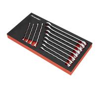 Sealey Premier AK63012 Combination Spanner Set 12pc 7,8,10,11,12,13,14,15,16,17