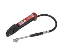 Sealey Premier Anodised Tyre Inflator With Twin Push-On Connector Sa37/93B