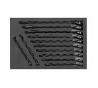 Sealey Tools AK63263B Black Combination Wrench Spanner Set 12pc Metric SMB