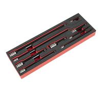 Sealey Premier Black Combination Drive Socket Extension Bar Set Combination