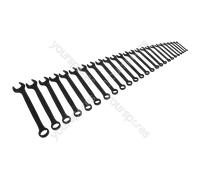 Sealey Premier Black Combination Spanner Set 25pc
