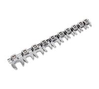 Sealey AK5989 Crowfts Foot Open-End Spanner Set 10Pc 3/8inSq Drive Metric