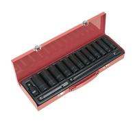 Sealey AK5815M Impact Socket Set 15pc 1/2"sq Drive Deep Metric