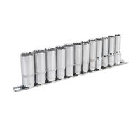 Sealey Socket Set AK2683 - 12pc 3/8" Drive 12pt Deep Walldrive Metric