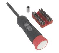 Sealey Premier Digital Torque Screwdriver Set 1/4"Sq Drive 2-10Nm 34pc STS100