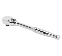 Sealey Ak661Df Ratchet Wrench 3/8In Sq Drive Dust-Free Pear-Head Flip Reverse