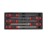 Sealey Premier Engineers File Set with Tool Tray 5pc TBT09
