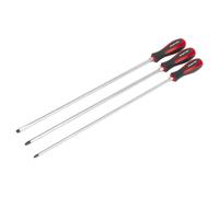 Sealey AK4935 Screwdriver Set 3Pc Hammer-Thru 450Mm