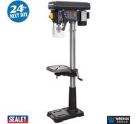 Sealey Pillar Drill Floor 16-Speed 1610mm Tall 230V Floor Standing Pillar Drill