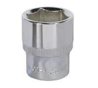 Sealey Premier Fully Polished Socket 1/2"sq Drive 23mm