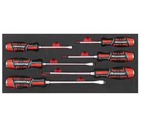 Sealey Premier Hammer-Thru Screwdriver Set with Tool Tray 6pc - TBT54