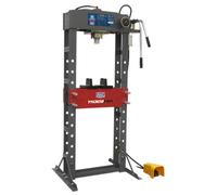 Sealey Premier Heavy-Duty Air/hydraulic Floor Type Press With Foot Pedal 30 Tonne