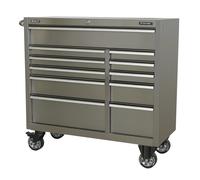 Sealey Premier Heavy Duty Extra Wide Rollcab 11 Drawer 1055mm Stainless Steel