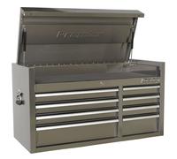 Topchest 8 Drawer 1055mm Extra-Wide Stainless Steel Heavy-Duty