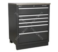 Sealey Premier? Heavy-Duty Modular Floor Cabinet 6 Drawer 775mm