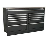 Sealey Premier Heavy Duty Modular Floor Cabinet MSS System Black