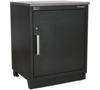 Sealey Premier Heavy Duty Modular Floor Cabinet Single Door MSS System Black