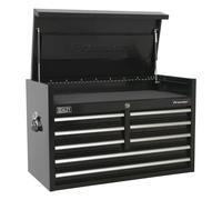 Topchest 8 Drawer 915mm Heavy-Duty Black