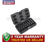 Sealey Premier Hex Impact Socket Bit Set 1/2"Sq Drive 8pc AK5601