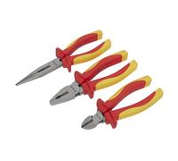 Sealey Premier High Leverage Pliers Set 3pc - VDE Approved AK83452