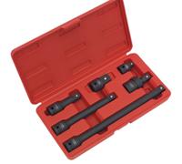 Sealey Impact Adapter & Extension Bar Set AK5514 6-piece 1/2" Square Drive