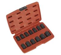 Sealey Premier Impact Socket Set 1/2"Sq Drive 12-point 13pc