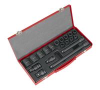 Sealey Premier Impact Socket Set 1/2"Sq Drive 19pc AK5619M