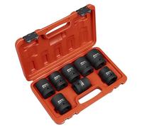 Sealey Premier Impact Socket Set 1" Sq Drive 8pc - AK889M