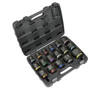Sealey Premier Impact Socket Set 3/4" Sq Drive 17pc - Colour-Coded - AK8892M