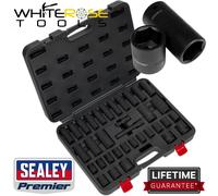 Sealey Premier Impact Socket Set 34pc 1/2"Sq Drive Metric