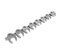 Sealey Crow's Foot Spanner Set AK599 8pc 3/8" Square Drive Imperial