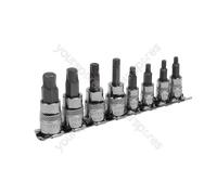 Sealey Premier Imperial Lock-On? Hex Socket Bit Set 1/4" & 3/8"Sq