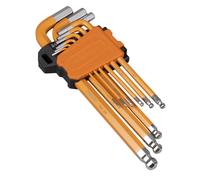 Sealey Premier Imperial Long Hex Key Set Ball End 9pc In A Storage Case AK71750