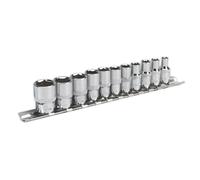 Sealey Socket Set AK2670 - 11pc 1/4" Drive 6Pt Walldrive (Imperial)