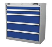 Sealey Industrial Cabinet 5 Drawer Api9005