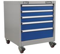 Sealey Mobile Industrial Cabinet 5 Drawer Api5657B