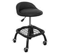 Premier Industrial Pneumatic Creeper Stool with Adjustable Height Swivel Seat &