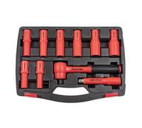 Sealey Ak7943 1/2in Sq Drive Vde 6Pt Walldrive Socket Set (10 Piece)
